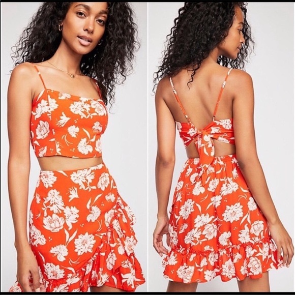 Free People Dresses & Skirts - Free People I’ve Got a Feeling Floral Set